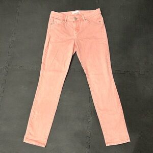 LOFT peachy/pink size 4 Modern Skinny jeans/pants